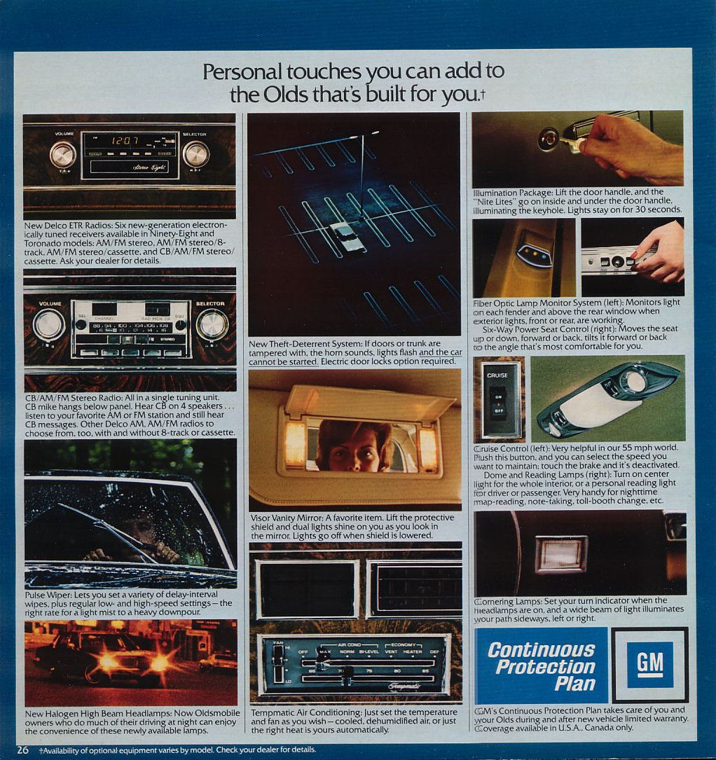 1980 Oldsmobile Full-Size Brochure Page 21